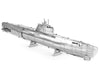 GERMAN U-BOAT TYPE XXI TWO SHEET 3D METAL MODEL KITS