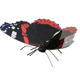 BUTTERFLY RED ADMIRAL {{METAL EARTH 3D METAL MODEL KIT