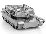 M1 ABRAMS TANK TWO SHEET 3D METAL MODEL KITS