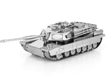 M1 ABRAMS TANK TWO SHEET 3D METAL MODEL KITS