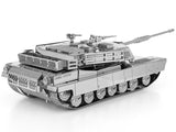 M1 ABRAMS TANK {{TWO SHEET 3D METAL MODEL KITS