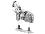 HORSE ARMOR METAL EARTH 3D LASER CUT MODEL