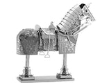 HORSE ARMOR METAL EARTH 3D LASER CUT MODEL