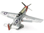 P-51D MUSTANG METAL EARTH 2-SHEET MODEL KIT