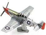 P-51D MUSTANG METAL EARTH 2-SHEET MODEL KIT