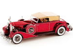 1934 PACKARD TWELVE CONVERTIBLE METAL EARTH 2-SHEET MODEL