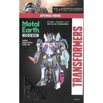 OPTIMUS PRIME FASCINATIONS ICONX TRANSFORMERS 3D METAL EARTH