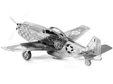 MUSTANG P-51 METAL EARTH 3D LASER CUT MODEL