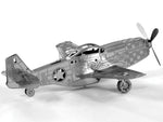 MUSTANG P-51 METAL EARTH 3D LASER CUT MODEL