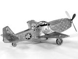 MUSTANG P-51 METAL EARTH 3D LASER CUT MODEL