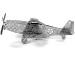 MUSTANG P-51 METAL EARTH 3D LASER CUT MODEL