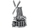 WINDMILL METAL EARTH 3D LASER CUT MODEL