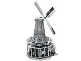 WINDMILL METAL EARTH 3D LASER CUT MODEL