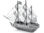 PIRATE SHIP-BLACK PEARL METAL EARTH 3D LASER CUT MODEL