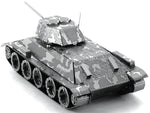 T-34 TANK 3D LASER CUT MODEL 2SHEETS