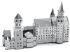 NEUSCHWANSTEIN CASTLE 3D LASER CUT MODEL 3SHEETS