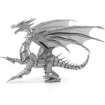 SILVER DRAGON THREE SHEET 3D METAL MODEL KITS