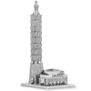TAIPEI 101 {{TWO SHEET 3D METAL MODEL KIT