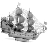 QUEEN ANNES REVENGE TWO SHEET 3D METAL MODEL KIT