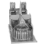 NOTRE DAME DE PARIS TWO SHEET 3D METAL MODEL KIT