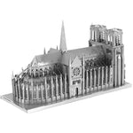 NOTRE DAME DE PARIS TWO SHEET 3D METAL MODEL KIT