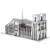 NOTRE DAME DE PARIS TWO SHEET 3D METAL MODEL KIT