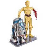 STAR WARS R2-D2 & C-3PO METAL EARTH 3D METAL MODEL KITS