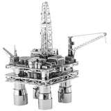 OFFSHORE OIL RIG & TANKER {{METAL EARTH 3D LASER CUT MODEL