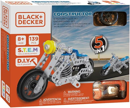 CONSTRUCTOR 5 MOTORCYCLES IN 1 ENGINEERING SET 139PCS/SET