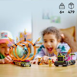 STUNT TRUCK & RING OF FIRE CHALLENGE-CITY 479PC/SET