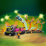 STUNT TRUCK & RING OF FIRE CHALLENGE-CITY 479PC/SET