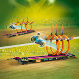 STUNT TRUCK & RING OF FIRE CHALLENGE-CITY 479PC/SET