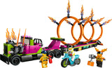STUNT TRUCK & RING OF FIRE CHALLENGE-CITY 479PC/SET