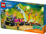 STUNT TRUCK & RING OF FIRE {{CHALLENGE-CITY 479PC/SET