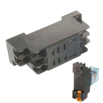 RELAY SOCKET 8P SQR SCREW CHMT/ DIN RAIL