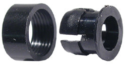 LED HOLDER & RING 5MM PLAS BLK