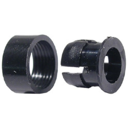 LED HOLDER & RING 5MM PLAS BLK