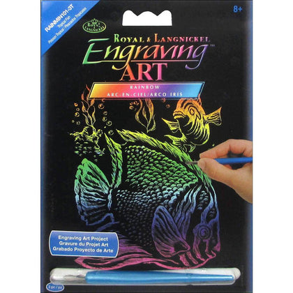 TROPICAL FISH-MINI ENGRAVING ART
