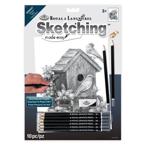 BIRDHOUSE-SKETCHING ART