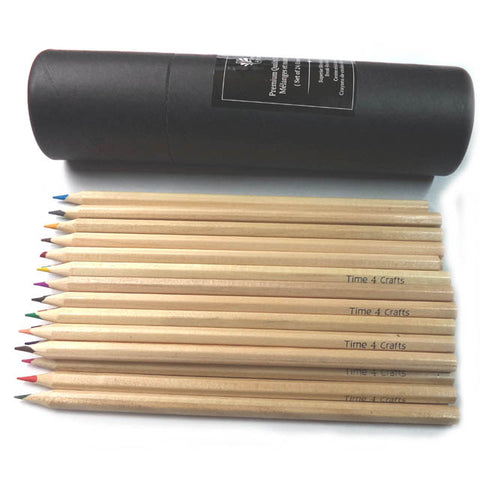 PENCIL COLORING 24PCS/SET ASSORTED COLORS