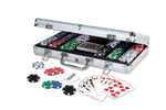 POKER SET W/300 CHIPS ALUMINUM CASE 1 DECK OF CARDS