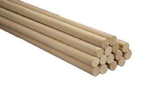 DOWEL WOOD ROUND 1/2IN X 12IN