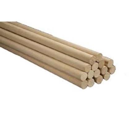 DOWEL HARDWOOD ROUND 1-1/8X36 BLACK ECO