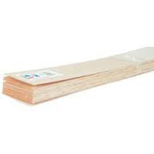 WOOD STRIP 1/16 X 3 X 36IN BALSA