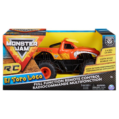 MONSTER JAM EI TORO LOCO 1:24 REMOTE CONTROLLED