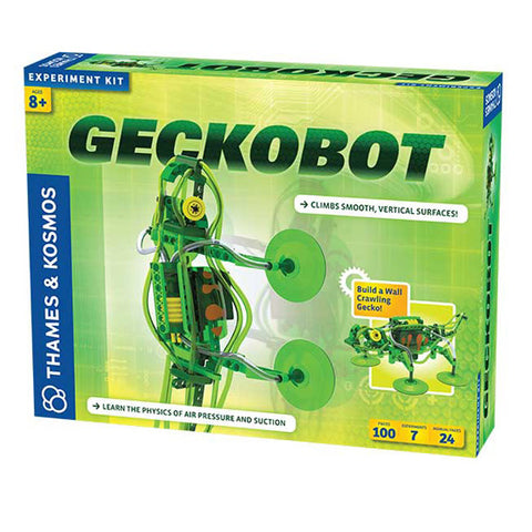 GECKOBOT WALL CLIMBING ROBOT {{176PCS 7 EXPERIMENTS