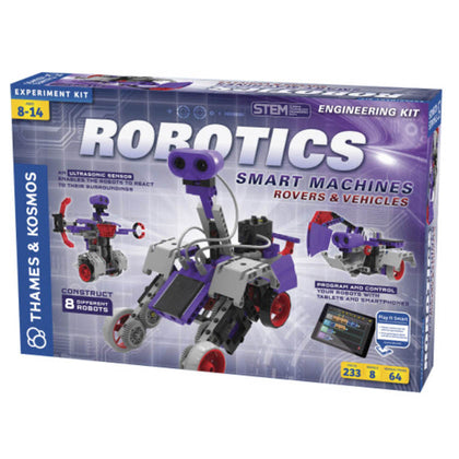 ROBOTICS SMART MACHINES ROVERS AND VEHICLES 8 DIFFERENT ROBOTS