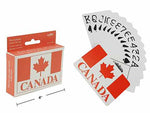 CANADA SOUVENIR FLAG PLAYING CARD PLASTIC