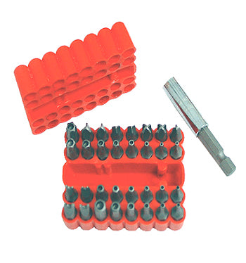SCREWDRIVER MULTIBIT 33 IN 1 TORX/HEX/FORK/TRIWING/PHIL