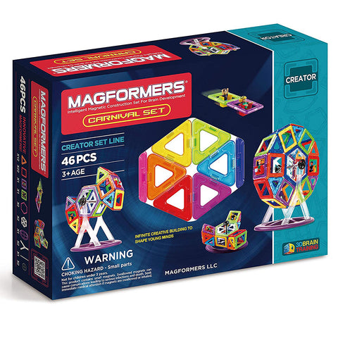 MAGFORMERS CARNIVAL SET MAGNETIC MAGIC 46 PIECES